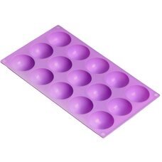 Універсальна силіконова кондитерська форма для випічки d-2 см на 15 відділень МІКС SNS 2353 (ЖЯ)