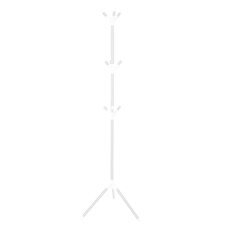 Компактна підлогова стійка-вішалка для одягу на 9 гачків з трубчастої сталі Choice of free family YX9104 Білий (ЖЯ)