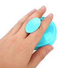 Масажер-шабер щітка для шкіри голови та миття волосся DragonTeeth 8 см Блакитний