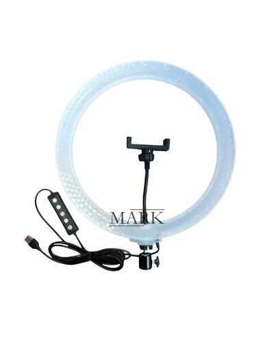 Кольцевая цветная селфи LED-лампа на штативе LED SOFT RING LIGHT MJ33 RGBW 33 см со штативом в комплекте 210 см