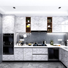 Самоклеюча плівка для кухні, меблів, техніки 60×300 см, Білий мармур