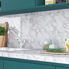 Самоклеюча плівка для кухні, меблів, техніки 60×1000 см, Білий мармур