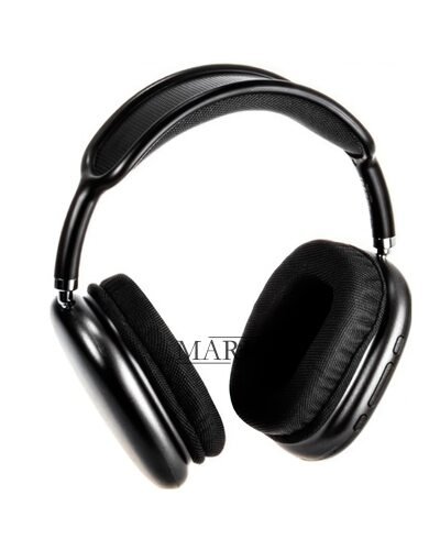 Беспроводные накладные TWS bluetooth наушники с микрофоном и поддержкой карты памяти AirMax P9 400 мА/год Черный металл (HA-34) Беспроводные накладные TWS bluetooth наушники с микрофоном и поддержкой карты памяти AirMax P9 400 мА/год Черный металл (HA-34)