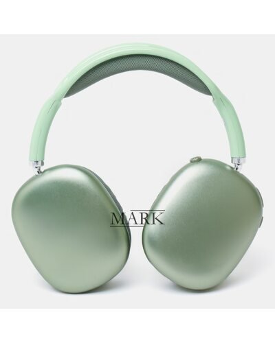 Беспроводные накладные TWS bluetooth наушники с микрофоном и поддержкой карты памяти AirMax P9 400 мА/год Зеленый металл (HA-34)