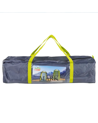 Палатка-душ Green Camp GC30 120х120х190см, туристическая кабинка для душа, Серо-зеленый