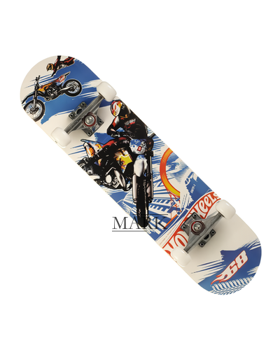 Классический деревянный скейтборд 3108YS-1 Hot Wheels премиум-класса (Канадский клен)