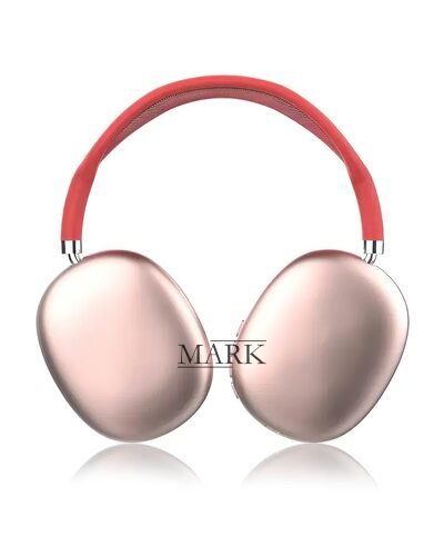 Беспроводные накладные TWS bluetooth наушники с микрофоном и поддержкой карты памяти AirMax P9 400 мА/год Розовый металл (HA-34)