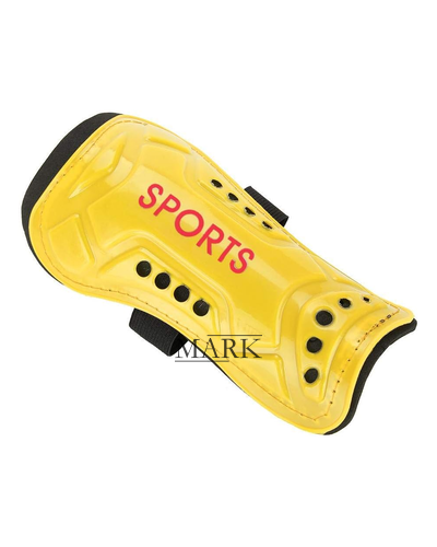 Щитки футбольные Sport длиной 21 см, 2L, Желтый