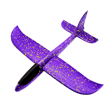 Митательный самолет-планер Fly Plane длиной 48 см, Фиолетовый