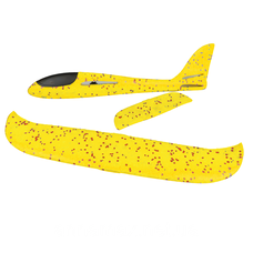 Метальний літак-планер Fly Plane довжиною 48 см, Жовтий