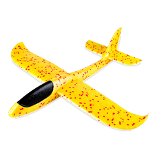 Митательный самолет-планер Fly Plane длиной 48 см, Желтый