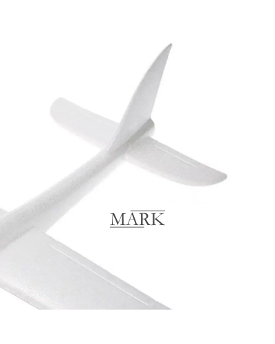 Митательный самолет-планер Fly Plane длиной 48 см, Белый
