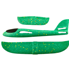 Метальний літак-планер Fly Plane довжиною 48 см, Зелений