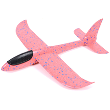 Митательный самолет-планер Fly Plane длиной 48 см, Розовый