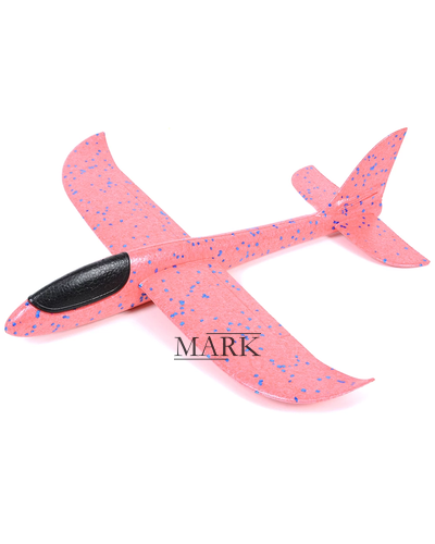 Митательный самолет-планер Fly Plane длиной 48 см, Розовый