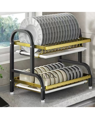 Сушилка для посуды из нержавеющей стали CHARMDI Double deck, 2-уровневая (AN-296)