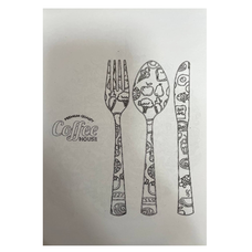 Альбом антистрес-розмальовка Cafe, формат А5, 20,5×14 см, 8 сторінок