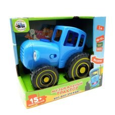 Музична розвивальна музична іграшка з піснями 15+шт і звуками "Синій трактор" на шнурку (HA-236)