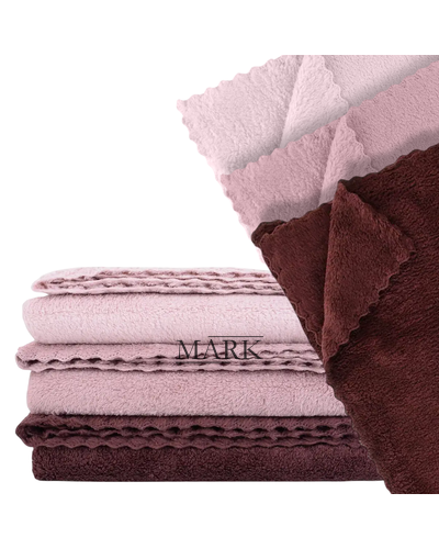 Полотенца MALLOORY HOME 66352/10139 Brown Mix, набор 3 шт., 50×100 см (BOT)