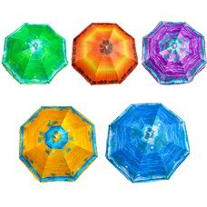 Туристичний розкладний посилений стіл 120х60 см для пікніка з 2 стільцями і парасолькою 1,6 метра, складається у валізу Білий