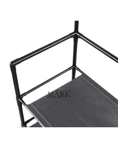 Металличческая вешалка для одежды с подставкой для обуви 2в1 New Simple Floor Clothese Rack на 4 полки (HA-326)