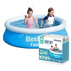 Надувной семейный бассейн Bestway 57392 Fast Set™ 183×51 см