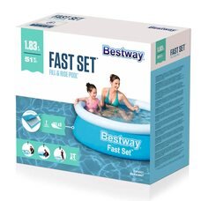 Надувний сімейний басейн Bestway 57392 Fast Set™ 183×51 см