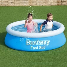 Надувний сімейний басейн Bestway 57392 Fast Set™ 183×51 см