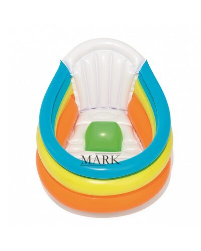 Бассейн надувной для детей и младенцев BESTWAY, ПВХ, 76х48х33см 51134 (М+)