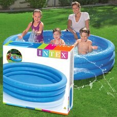 Дитячий надувний басейн від 2 років 168*38 см Intex 58446 "Кристал" 581л (IGR24)