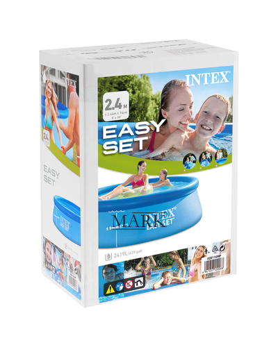 Надувной бассейн 183*51см "Голубая лагуна" Intex 28101 886л