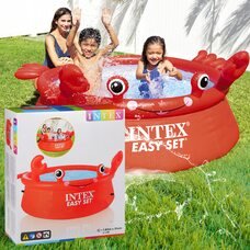 Дитячий надувний басейн Intex 26100 "Crab Easy Set" 880л (IGR24)