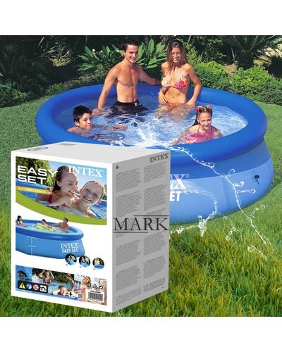 Надувной семейный бассейн фильтр-насос в комплекте 244*61см Intex 28108 1924л (IGR24)