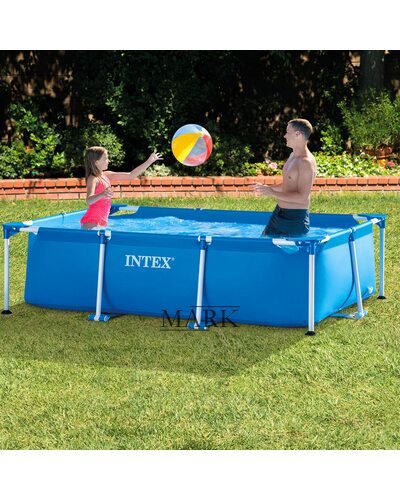 Каркасный семейный прямоугольный бассейн 6+лет Intex 28270 220*150*60см 1662л (IGR24)