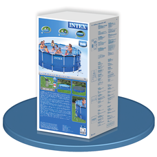 Каркасний сімейний круглий басейн 6+років Intex 28200 305*76см 4485л (IGR24)