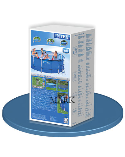 Каркасный семейный круглый бассейн 6+лет Intex 28200 305*76см 4485л (IGR24)