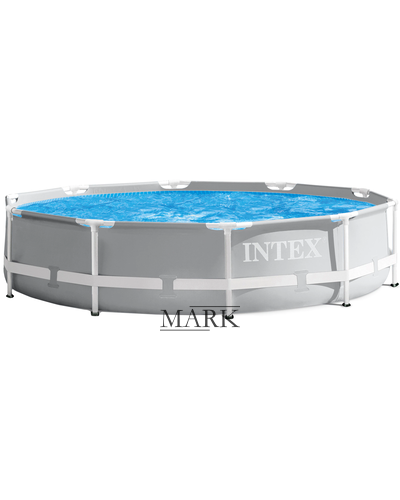 Каркасный семейный круглый бассейн 6+лет Intex Prism Frame Pool 26700 305*76см 4485л (IGR24)