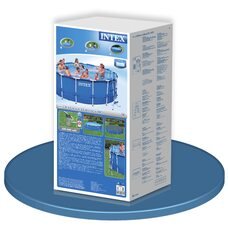 Каркасный семейный круглый бассейн Intex 28212 366*76см 6503л с фильтром (IGR24)