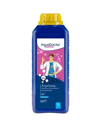 Жидкая химия для бассейнов против водорослей и зелени AquaDoctor AC 1л (LM)