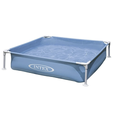 Дитячий каркасний сімейний прямокутний басейн Intex "Mini Frame Pool" 57173 337л
