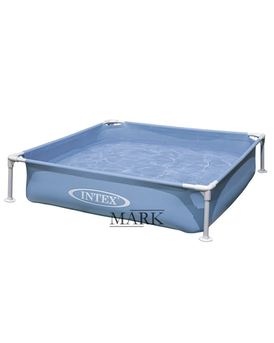 Детский каркасный семейный прямоугольный бассейн Intex "Mini Frame Pool" 57173 337л