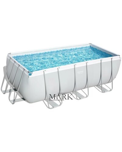 Каркасный семейный прямоугольный бассейн лестница в комплекте BestWay 56441 6478л (IGR24)