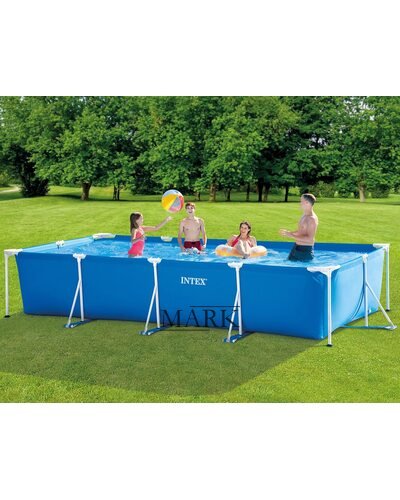 Каркасный семейный прямоугольный бассейн Intex "Mini Frame Pool" 28274 7127л Каркасный семейный прямоугольный бассейн Intex "Mini Frame Pool" 28274 7127л