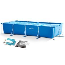 Каркасний сімейний прямокутний басейн Intex "Mini Frame Pool" 28274 7127л