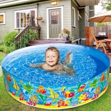 Дитячий каркасний басейн Intex 56452 "Океан" 183*38см 977л (LM)