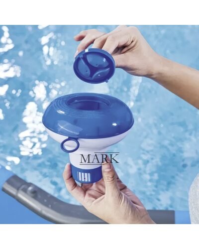 Плавающий мини-поплавок-дозатор для химии в таблетках для бассейнов BESTWAY 58210 (LM)