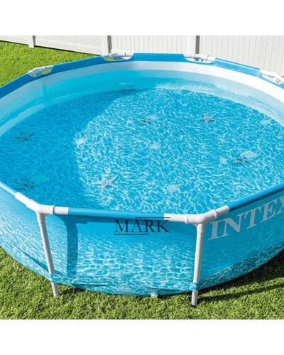 Каркасный бассейн с фильтром в комплекте Intex 28208 "Морской принт" 305 x 76 см (AT)