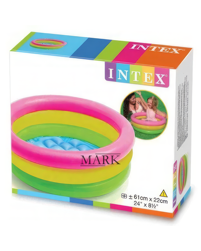 Детский надувной бассейн INTEX 58924 "Радуга" 56 л Детский надувной бассейн INTEX 58924 "Радуга" 56 л