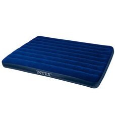 Intex 68759 Велюр матрас синий 152 х 203 х 22 см