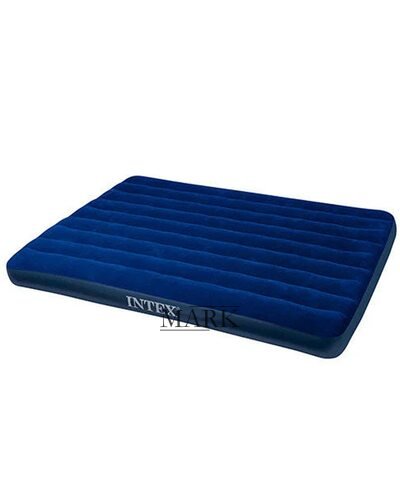 Intex 68759 Велюр матрас синий 152 х 203 х 22 см